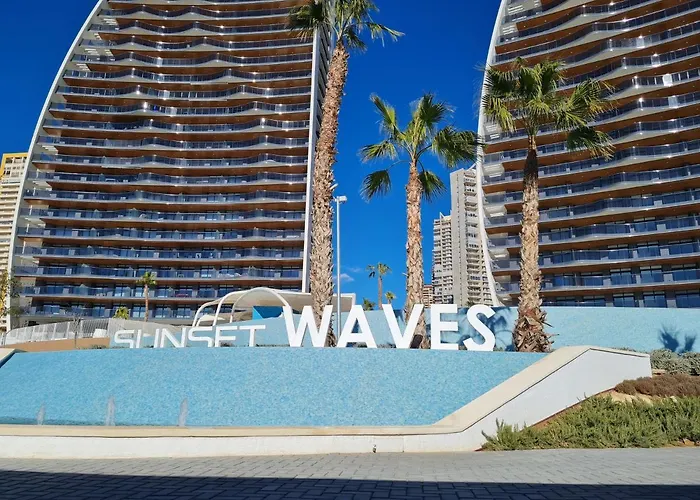 Sunny Morning Of Costa Blanca - Sunset Waves Benidorm