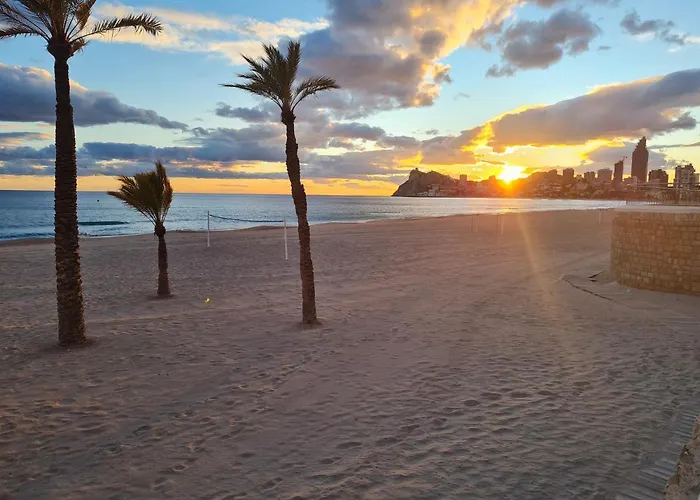 Sunny Morning Of Costa Blanca - Sunset Waves Benidorm